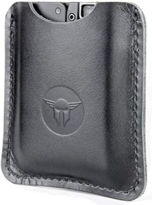 Lifecard Leather Sleeve Black